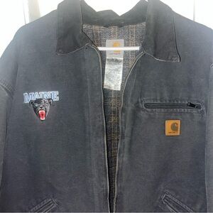 Vintage Carhartt Jacket with UMaine Embroidery